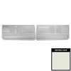 PUI Interiors 1967 Chevrolet Camaro Standard Pre-Assembled White Front Door Panels - PD209
