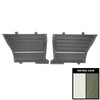PUI Interiors 1965 Chevrolet Chevelle Hardtop Pre-Assembled White and Aqua Rear Door Panels - PD263-3C
