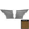 PUI Interiors 1970 Nova/SS/Custom 2-Door Sedan Pre-Assembled Light Saddle Rear Door Panels - PD327-1C