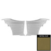 PUI Interiors 1968 Pontiac GTO/LeMans Hardtop Pre-Assembled Ivy Gold Rear Door Panels - PD444C