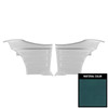 PUI Interiors 1968 Pontiac GTO/LeMans Hardtop Pre-Assembled Medium Blue Rear Door Panels - PD446C