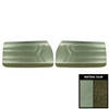 PUI Interiors 1969 Pontiac GTO/LeMans Pre-Assembled Dark Metallic Green Front Door Panels - PD453