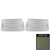PUI Interiors 1971 Pontiac GTO/LeMans Sport Pre-Assembled Jade Green Front Door Panels - PD475