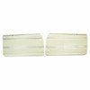 PUI Interiors 1969 Pontiac Firebird Standard Pre-Assembled Parchment Front Door Panels - PD603