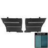 PUI Interiors 1966 Chevelle Hardtop 2 Tone Blue Pre-Assembled Gold Edition Rear Door Panels - PDO287C