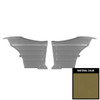 PUI Interiors 1968 GTO/Lemans Hardtop Ivy Gold Pre-Assembled Gold Edition Rear Door Panels - PDO444C