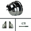 The Right Stuff 1968-72 GM A/X/F-Body, Chrome 8' Dual Booster With Rod & Bracket - (RPB8131C)