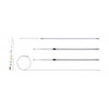 The Right Stuff 1971-74 Plymouth Cuda, Stainless Steel Emergency Brake Cable Kit - (RSBCE01S)