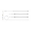 The Right Stuff 1968-69 GM F-Body, Stainless Steel Emergency Brake Cable Kit - (RSBCF02S)