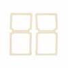 SoffSeal Tail Light Lens Gaskets for 1964 Chevrolet El Camino, Fits 2-Door Sedans, Pair - SS-5204
