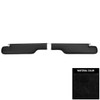 PUI Interiors 1968-1972 Chevelle/GTO/Lemans/Cutlass/Skylark Convertible Black Sun Visors - SV410V