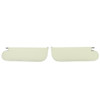 PUI Interiors 1971-1972 Chevelle/GTO/Cutlass/Skylark/Nova White Premium Sun Visors - SV6101DC