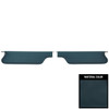 PUI Interiors 1969 Camaro/Firebird Hardtop Dark Blue Perforated Sun Visors - SV8105BC