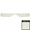 PUI Interiors 1967-1969 Camaro/Firebird Convertible White Sun Visors - SV937V