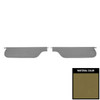 PUI Interiors 1968 Chevrolet Camaro/Pontiac Firebird Convertible Ivy Gold Sun Visors - SV946V