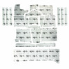 Flatline Barriers 1963-66 GM Truck Low Tunnel Full Insulation and Sound Dampening Kit - TABT4020