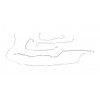 The Right Stuff 53 Chevy Longbed Pre-Bent Stainless Steel Complete Brake Line Kit - (TBS5301S)