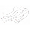 The Right Stuff 55-56 Chevy Pre-Bent Stainless Steel Complete Brake Line Kit - (TBS5501S)