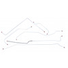 The Right Stuff 57 Chevy Shortbed Pre-Bent OE Steel Complete Brake Line Kit - (TBS5701)