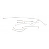 The Right Stuff 64-66 Chevy C10 Pre-Bent Stainless Steel Complete Brake Line Kit - (TBS6401S)