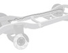 The Right Stuff 1966 Cadillac, Pre-Bent OE Steel Front To Rear Fuel Return Line - WGL6602