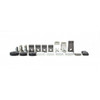 The Right Stuff 1967 Ford Mustang/Mercury Cougar, 28 Piece Brake & Fuel Line Clip Set - (ZCS6705)