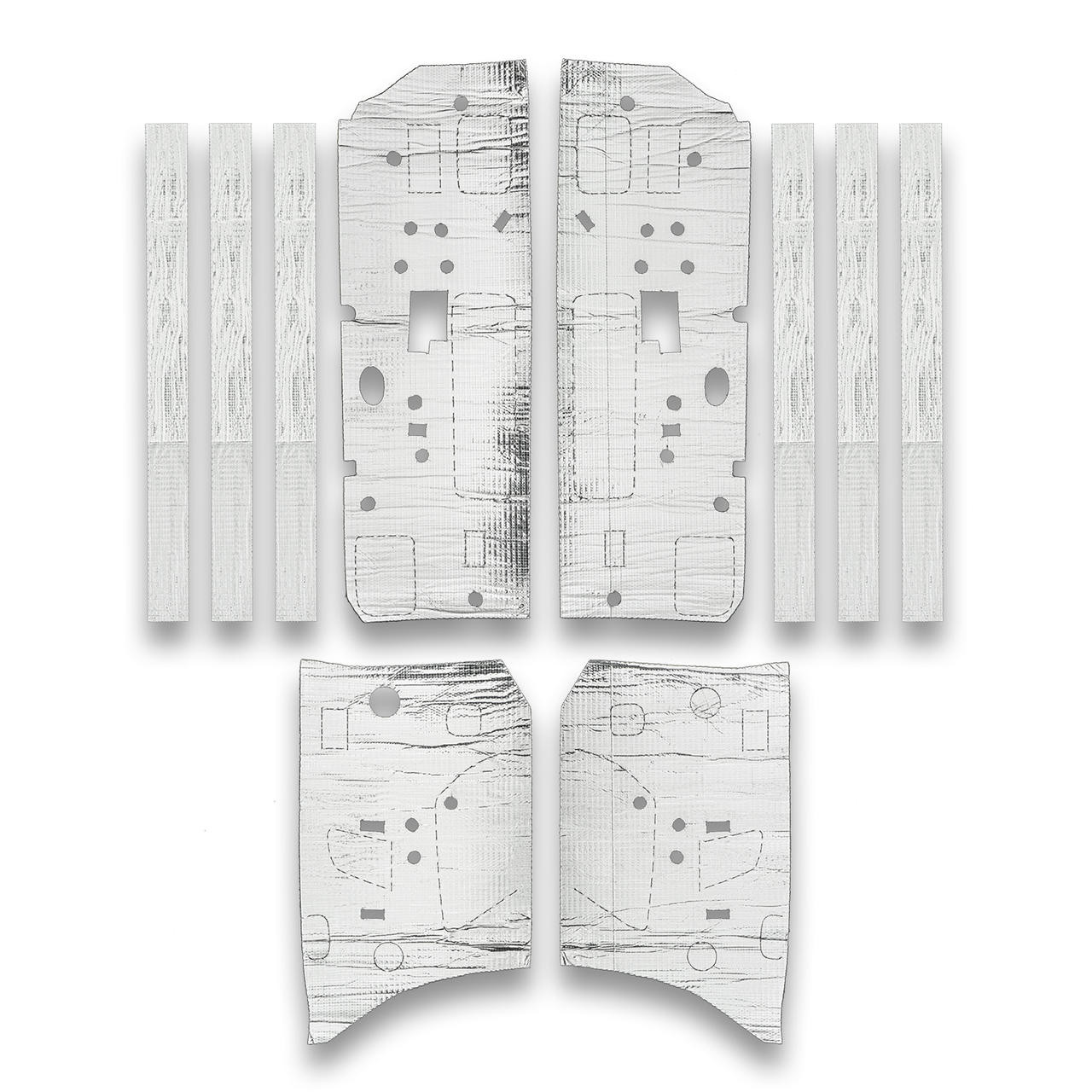Flatline Barriers 1968-70 Mopar B-Body Door Insulation and Sound Dampening Kit - TABKB9201