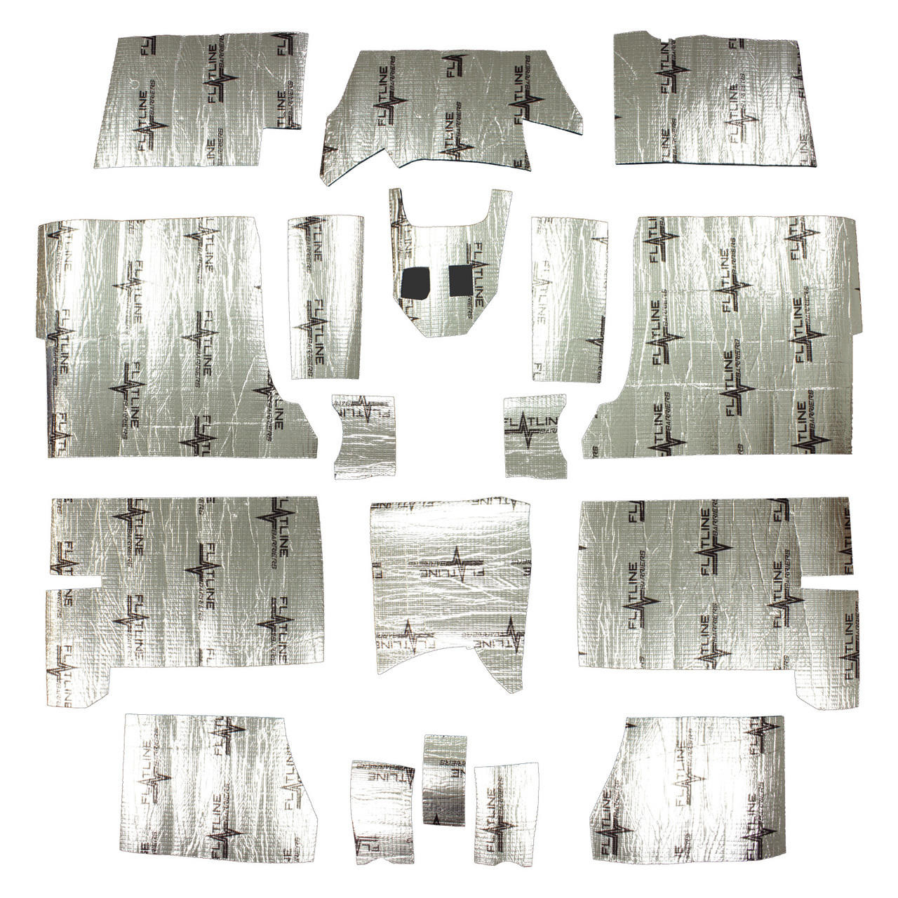 Flatline Barriers 1961-62 Chevrolet Corvette Floor Insulation and Sound Dampening Kit - TABV7020