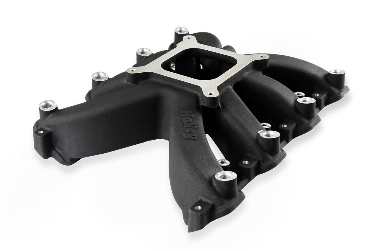 Holley EFI EFI Intake Manifold, For GM LS7, Single Plane, Black - EFI-300-269BK