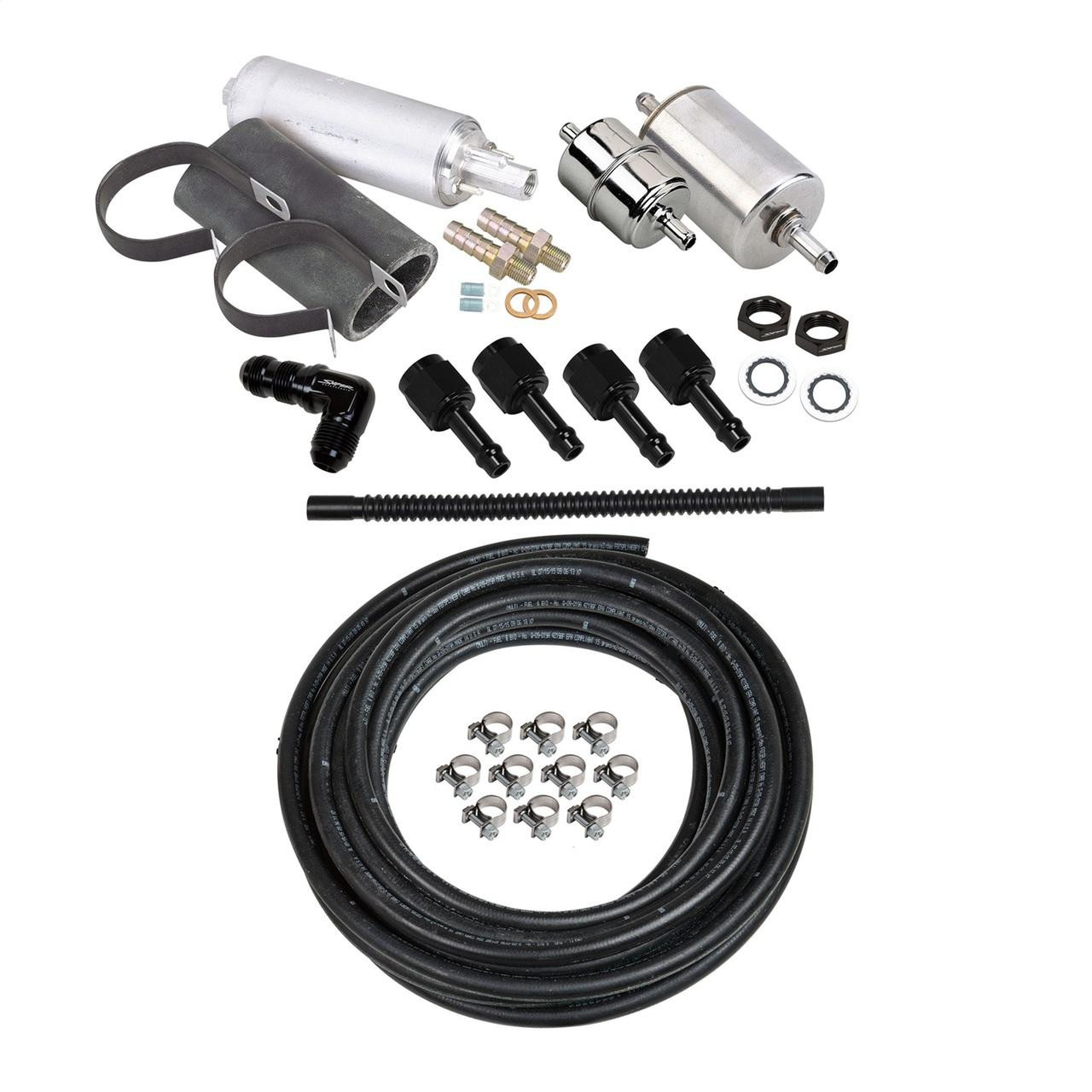 Holley EFI Fuel System Kit Universal 40 ft of 3/8 Fuel Hose 12-920 Pump, Filter - EFI-526-7