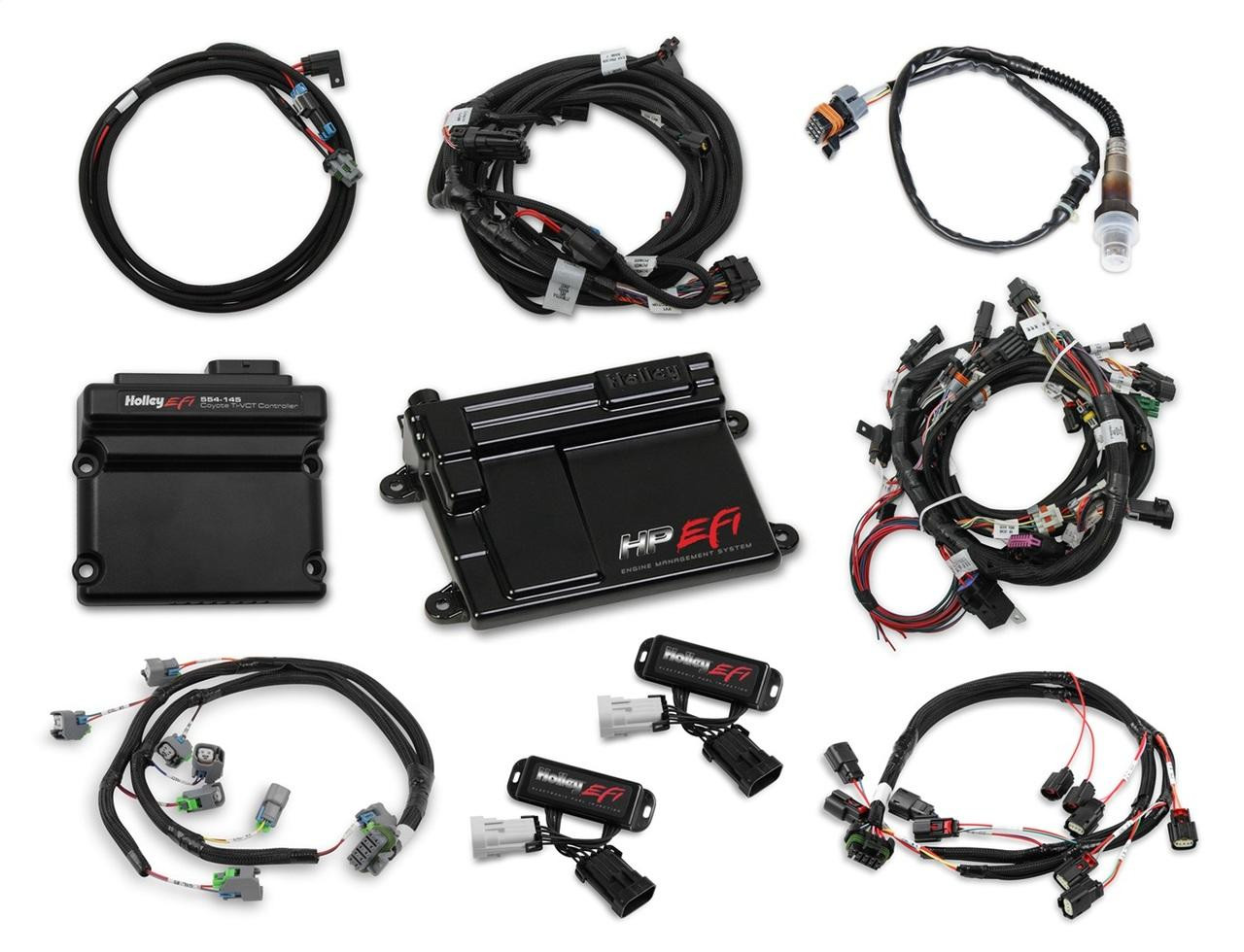 Holley EFI 11-12 Ford Coyote, TI-VCT Controller HP EFI ECU Module Kit, Bosch O2 - EFI-550-619