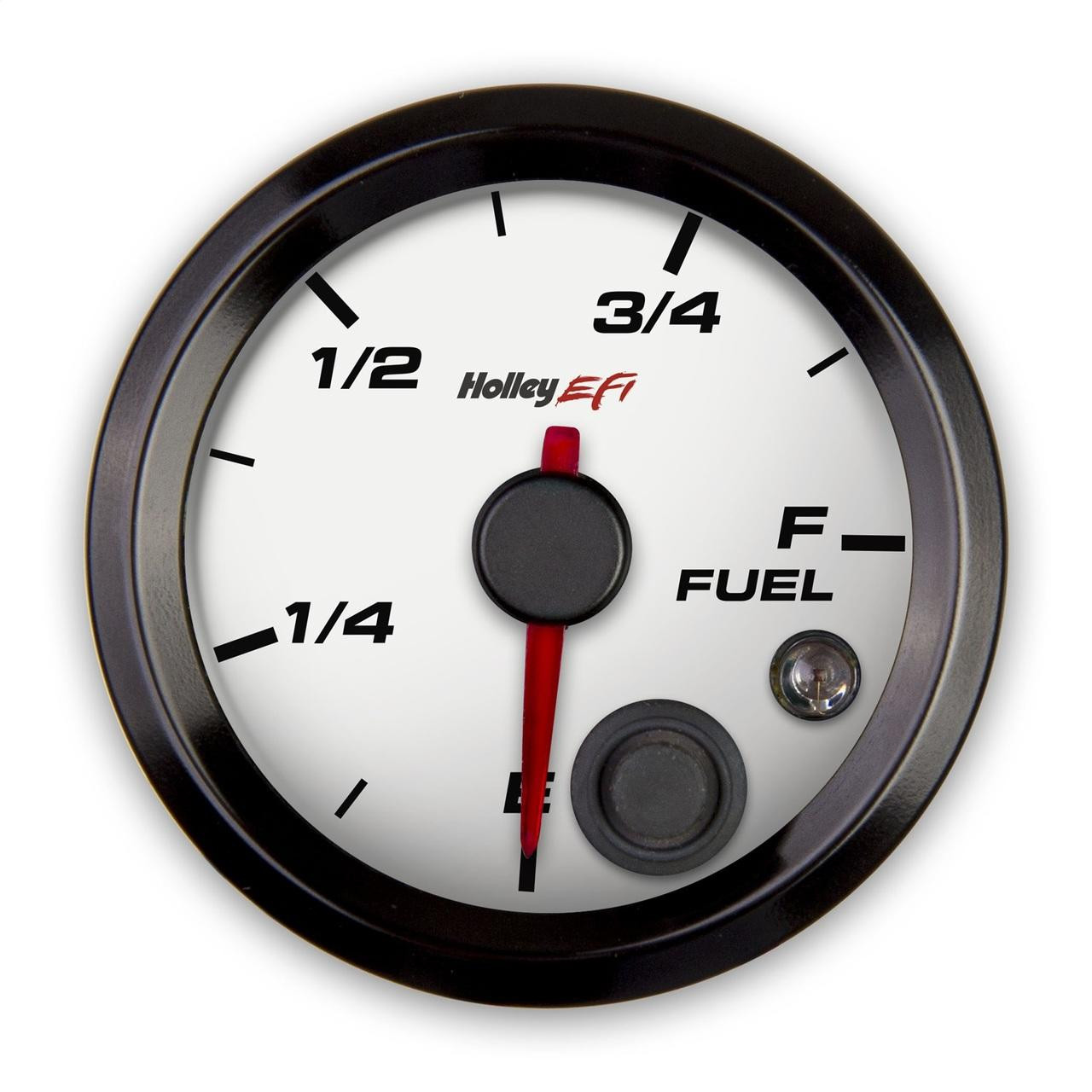 Holley EFI Holley EFI Fuel Level Gauge, 2-1/16 size - Programmable - White Face - EFI-553-133W