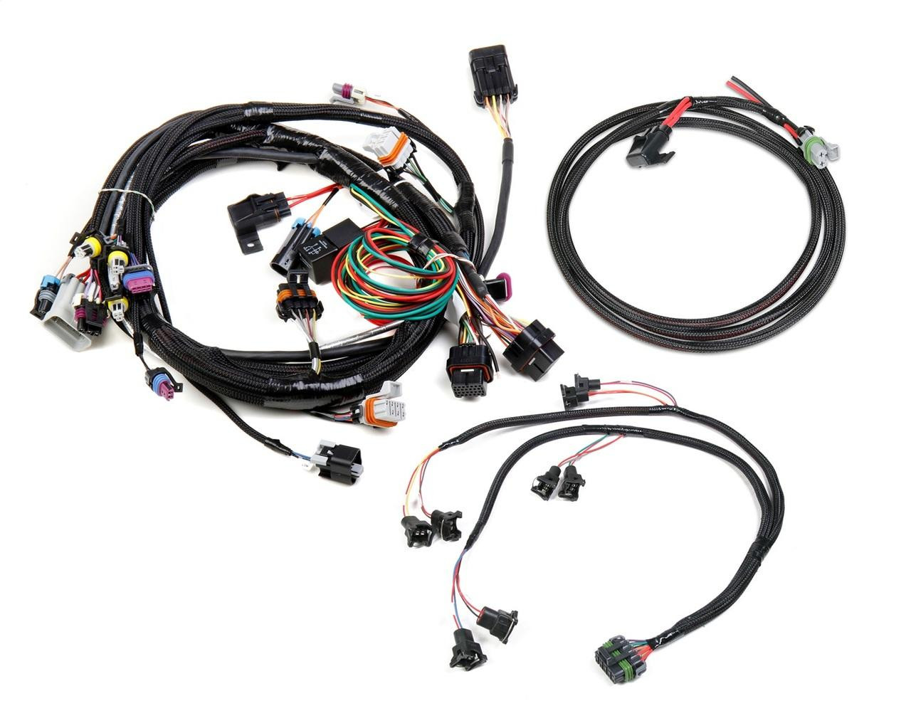 Holley EFI Fuel Injection Wire Harness, For GM LS1/LS6, 24x Crank Sensor, Bosch Injector - EFI-558-500