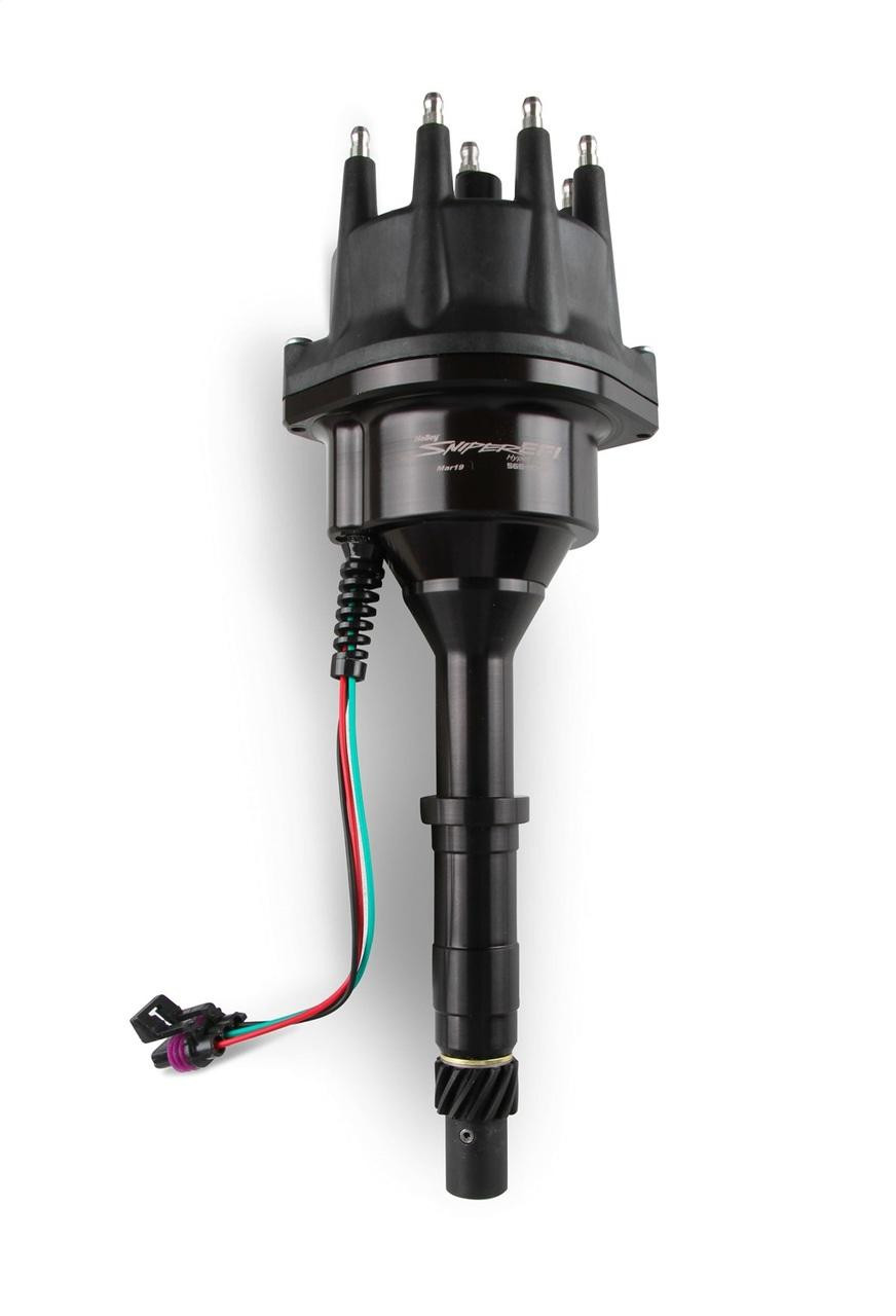 Holley EFI Sniper EFI Hyperspark Distributor, For AMC 290-401ci, Black Billet Housing - EFI-565-308BK