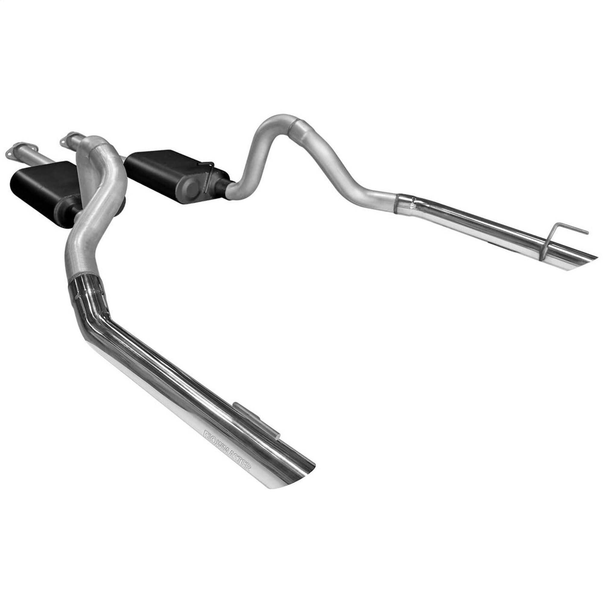 Flowmaster 98 Mustang GT/Cobra w/4.6L, American Thunder Cat Back Exhaust System - FLO-17215