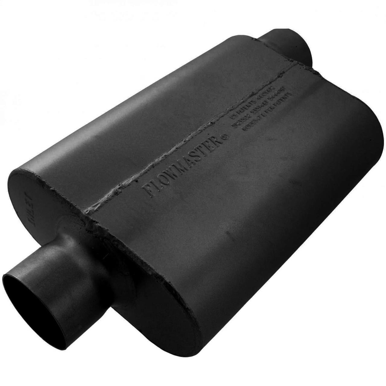 Flowmaster 40 Series Delta Flow Muffler- 3.0 Center In 3.0 Offset Out -Aggressive Sound - FLO-943042