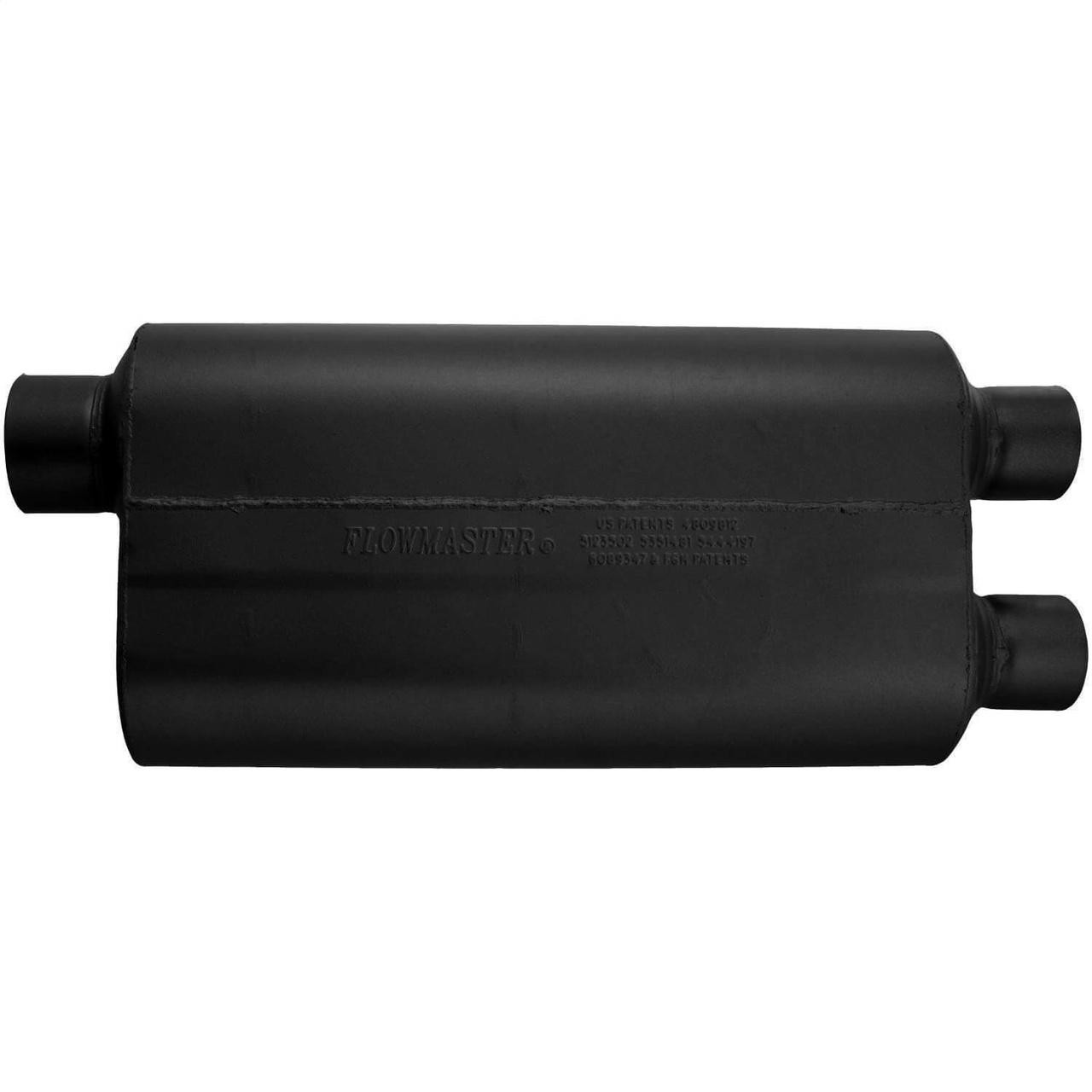 Flowmaster 50 Series Heavy Duty Muffler- 3 Offset In 2.5 Dual Out -Moderate Sound - FLO-9530582