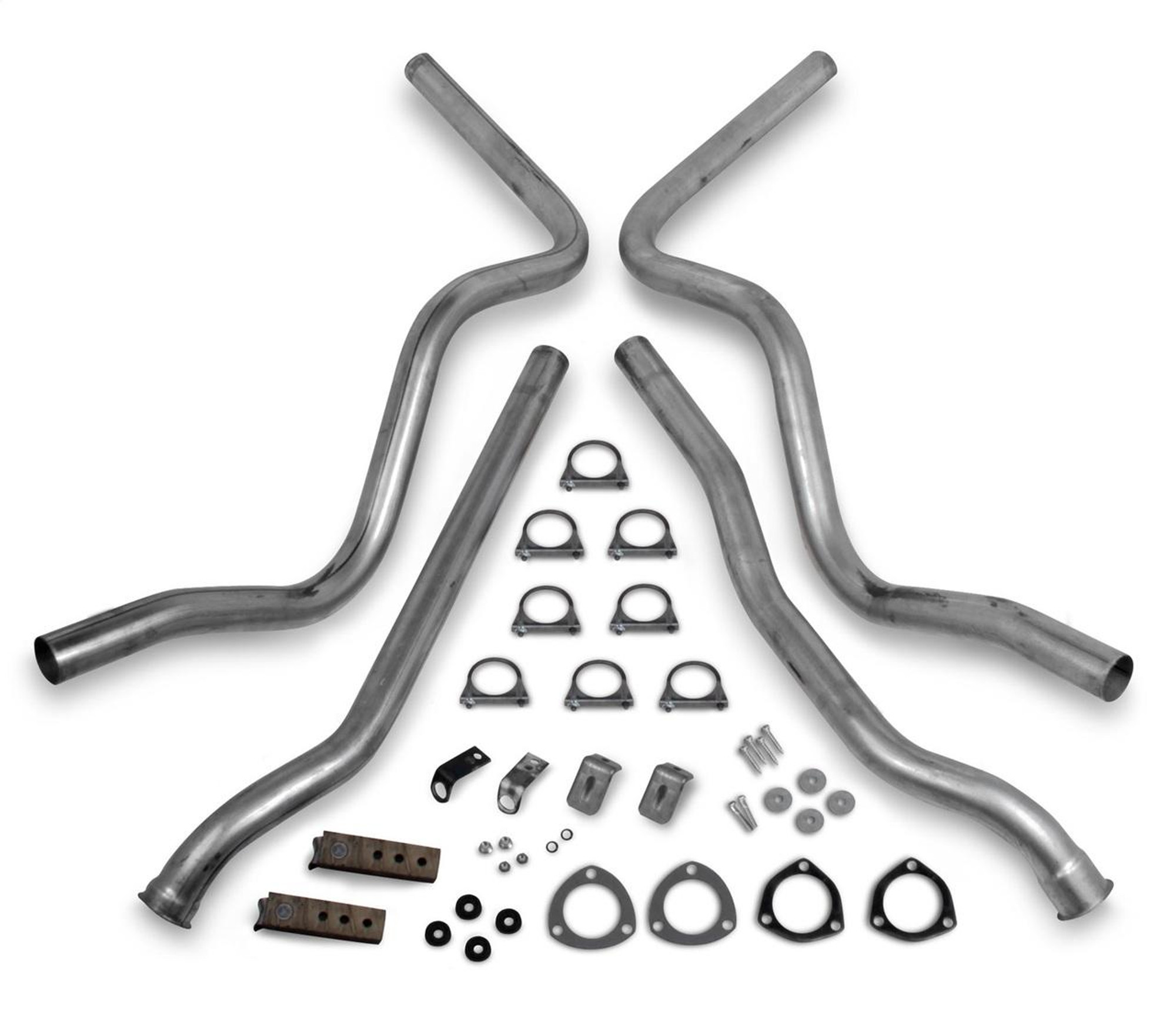 Hooker 66-74 Ford Bronco w/255-351W V8, Dual Competition Header Back Exhaust System Kit - HKR-16567HKR