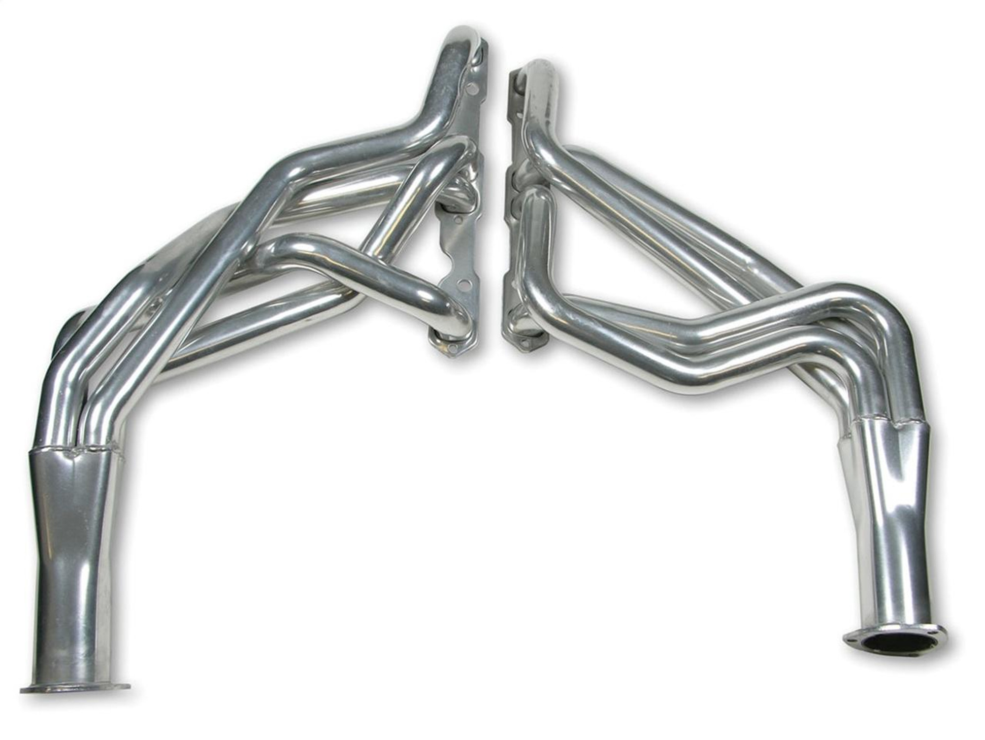 Hooker Super Comp Long Tube Headers 3 Collector 67-74 Chevy Truck w/SBC, Silver - HKR-2840-1HKR