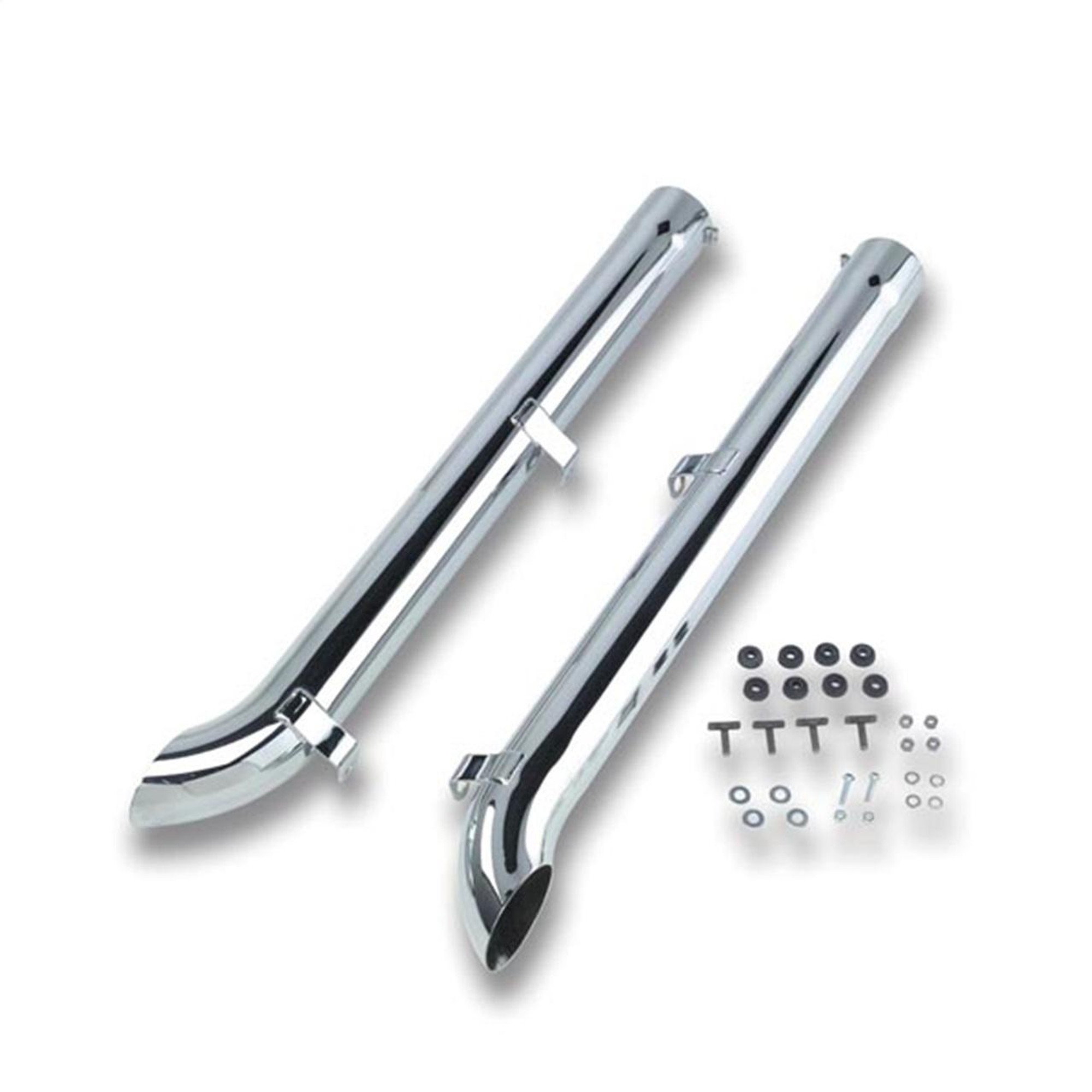 Hooker Side Tube for 1963-1982 Corvette w/Sidemount Headers, Chrome Finish - HKR-65284HKR