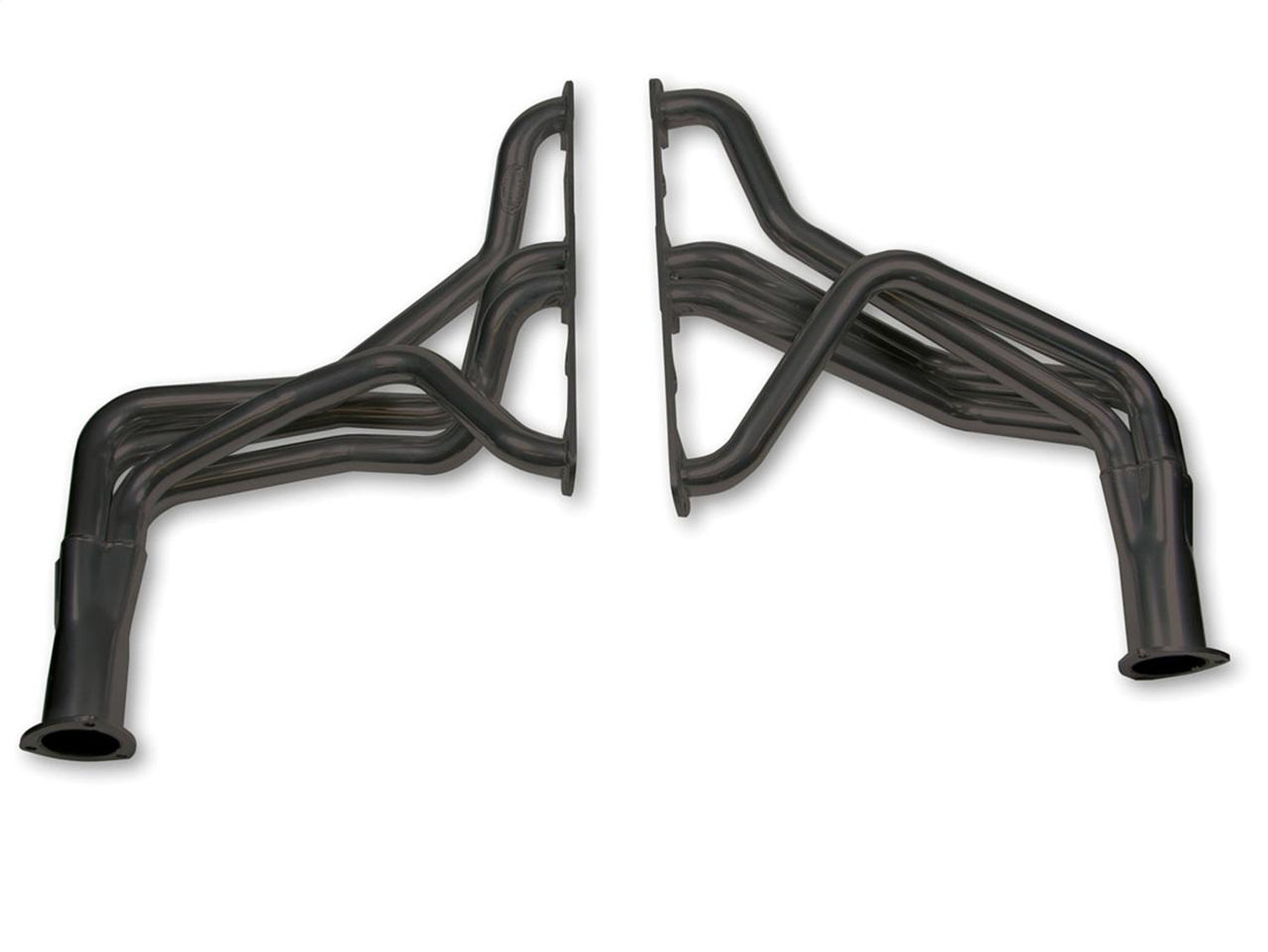 Hooker 72-74 Jeep CJ5 w/304-401, Competition Fenderwell Exit Header, Painted Black - HKR-9401HKR