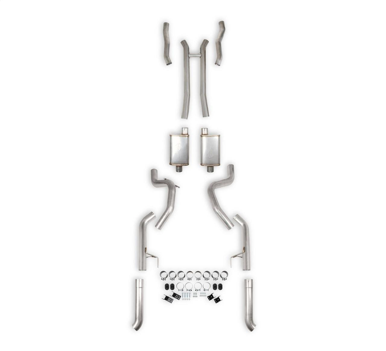 Hooker 68-70 Mopar B-Body, 3.0 Inch Blackheart Header-Back Exhaust System - HKR-BH2364