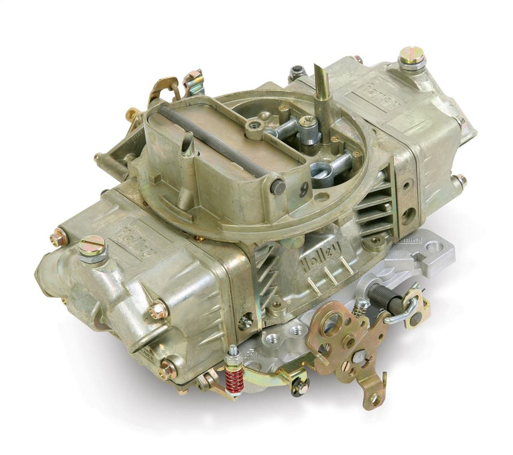 Holley Double Pumper 4150 Carburetor 700CFM Manual Choke Mech Secondaries Gold - HOL-0-4778C