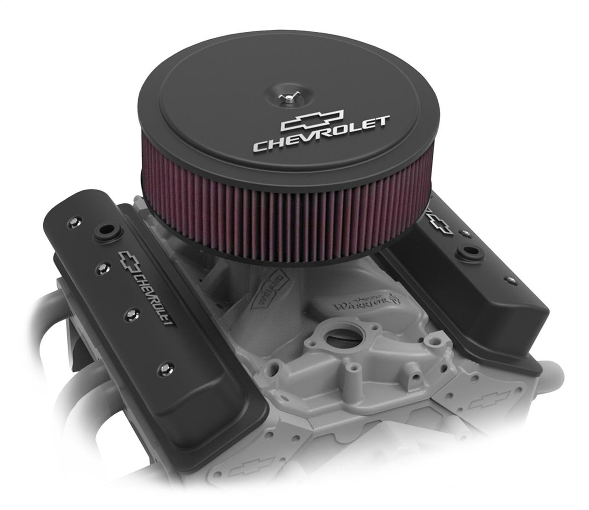 Holley GM Muscle Series Air Cleaner Kit,14x4 Air Cleaner Kit w/ Premium Filter, Black - HOL-120-221