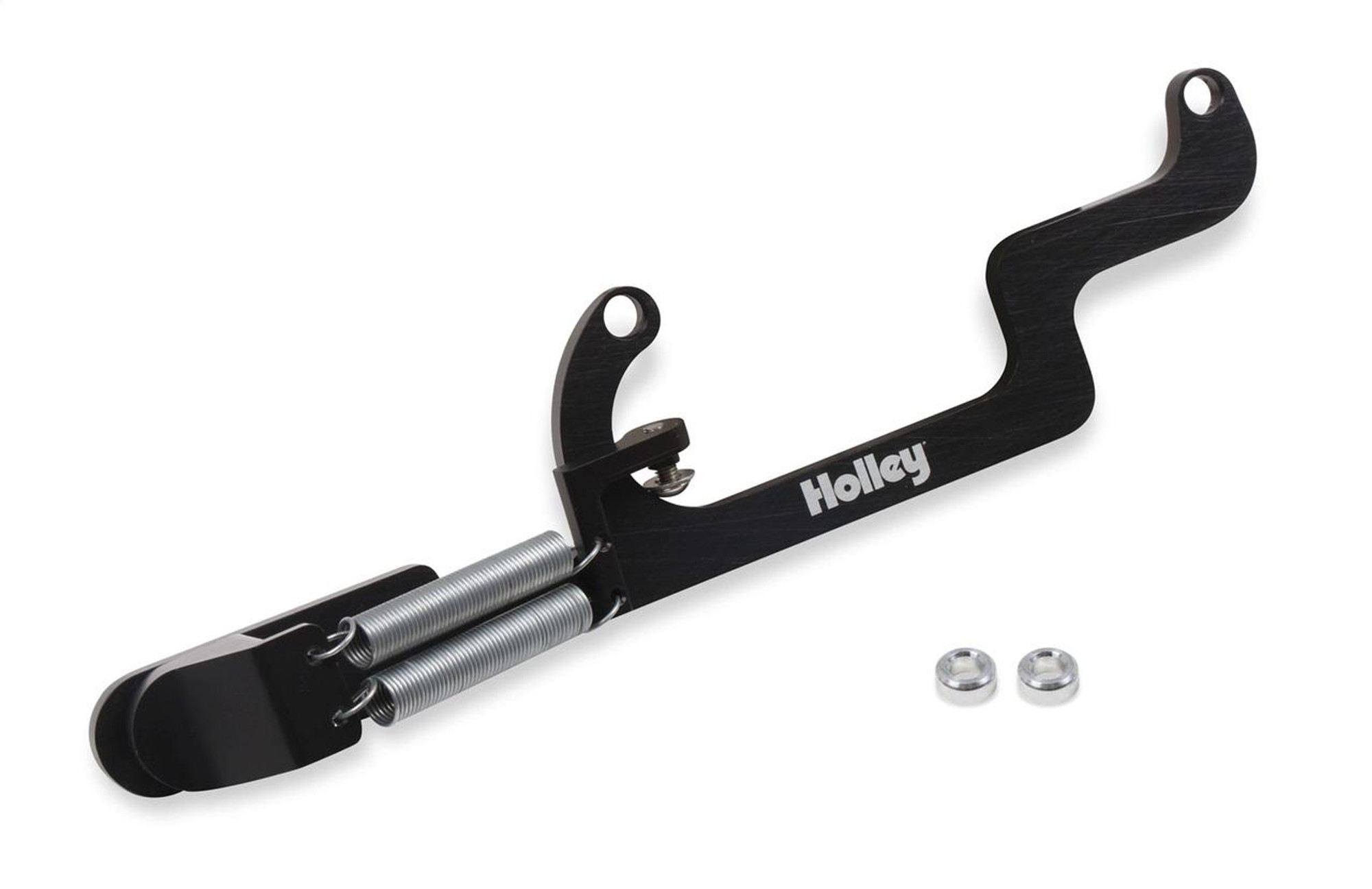 Holley Carburetor Throttle Return Spring Bracket w/No Throttle Cable, Black - HOL-20-285