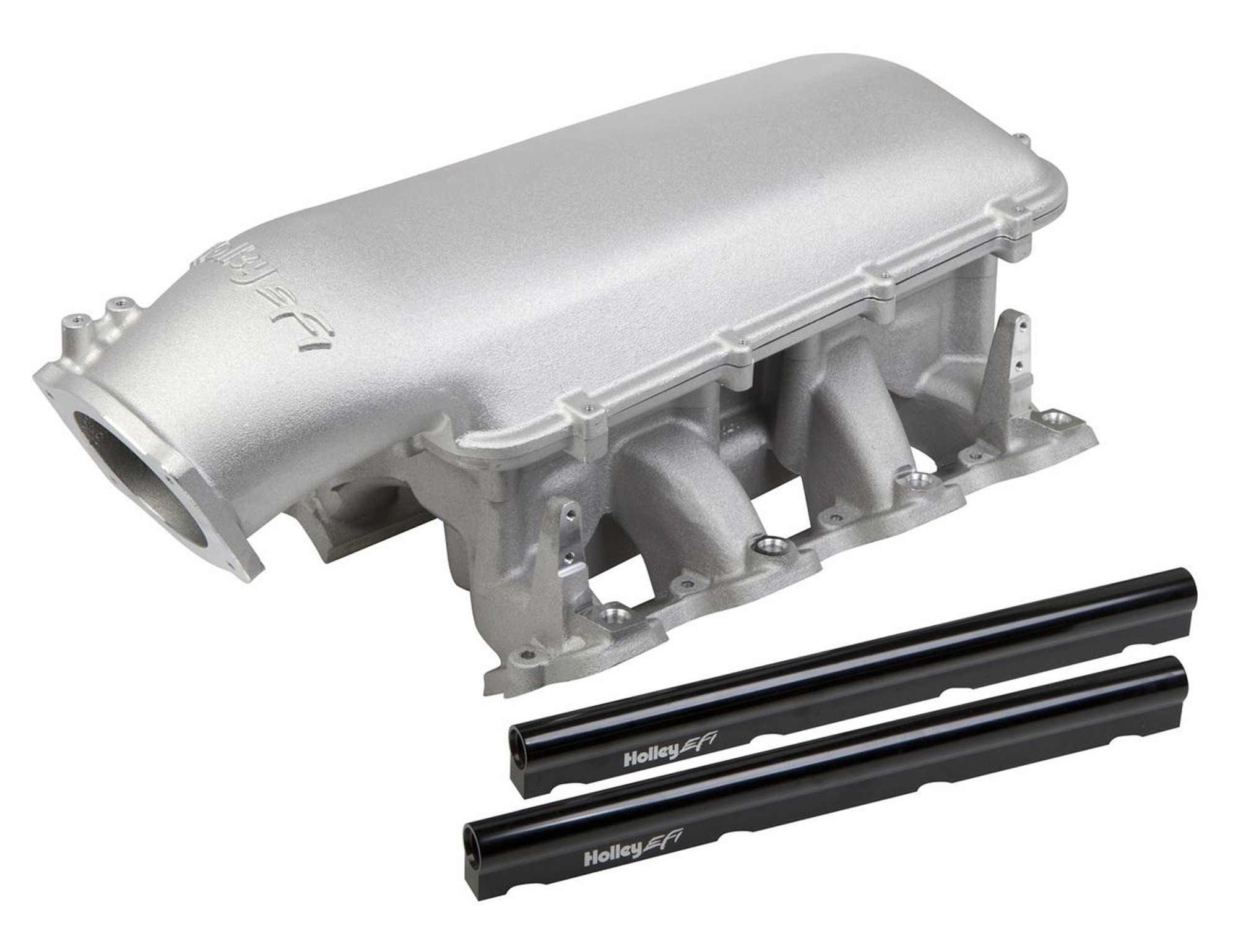 Holley Mid-Rise Intake Manifold for LS1/LS2/LS6 w/92mm Top, Cast Aluminum, Satin - HOL-300-126