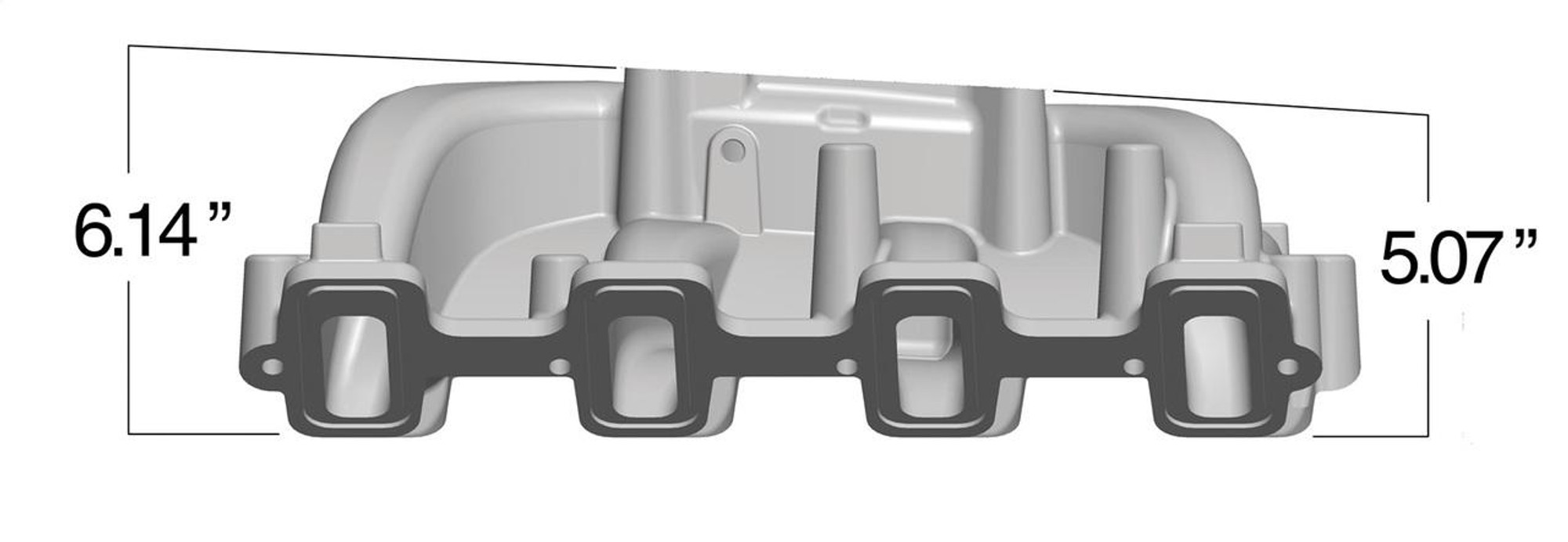 Holley LS Dual Plane Mid-Rise Intake, For GM LS3/L92, Rectangular Port Cylinder Heads - HOL-300-129