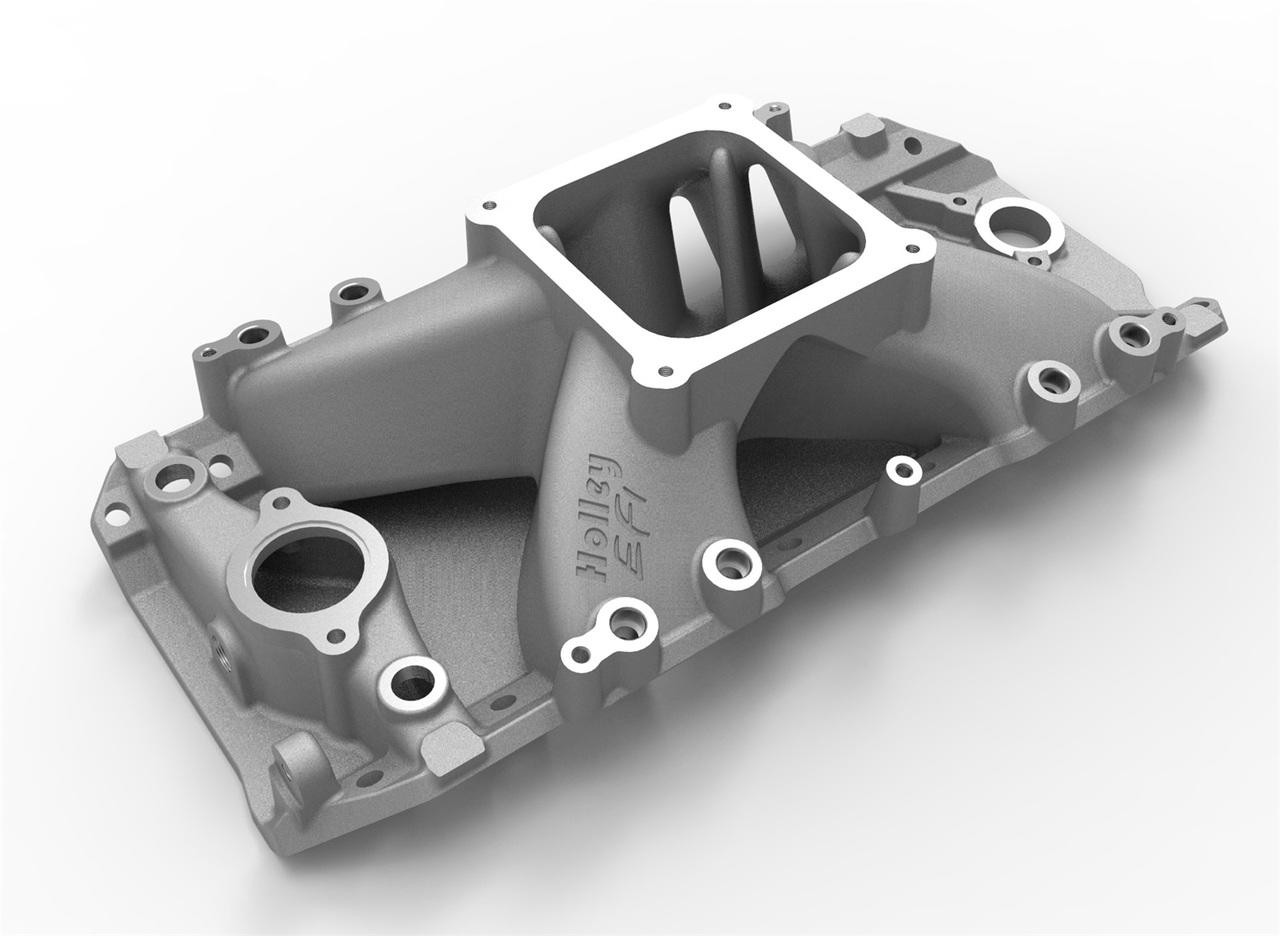 Holley EFI Intake Manifold, BBC 396-502ci, 4500 Style Flange Rectangular Port Heads - HOL-300-564