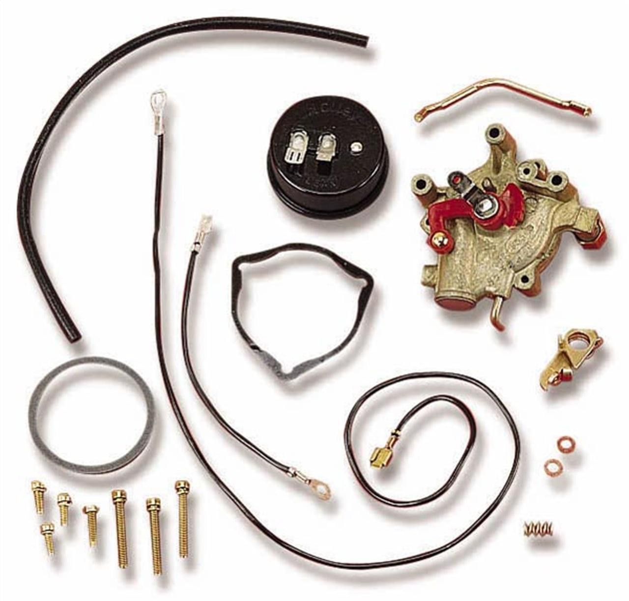 Holley 45224S Shiny Finish Electric Choke Conversion Kit HOL 45224S
