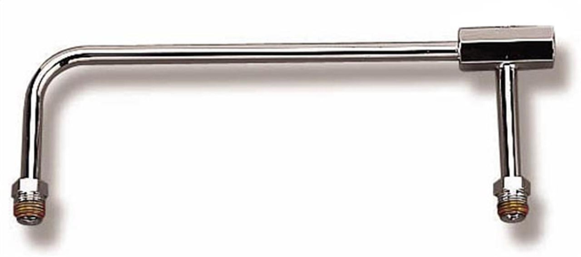 Holley Fuel Line, 5/8-18 inverted flare inlet, 9.313 center to center - HOL-734-4